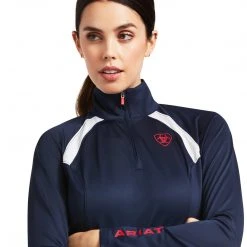 Wholesale ⌛ Baselayers Ariat 🎉 Women's Sunstopper Team 2.0 1/4 Zip Baselayer ✨ 9 Baselayers Ariat Women's Sunstopper Team 2.0 1/4 Zip Baselayer