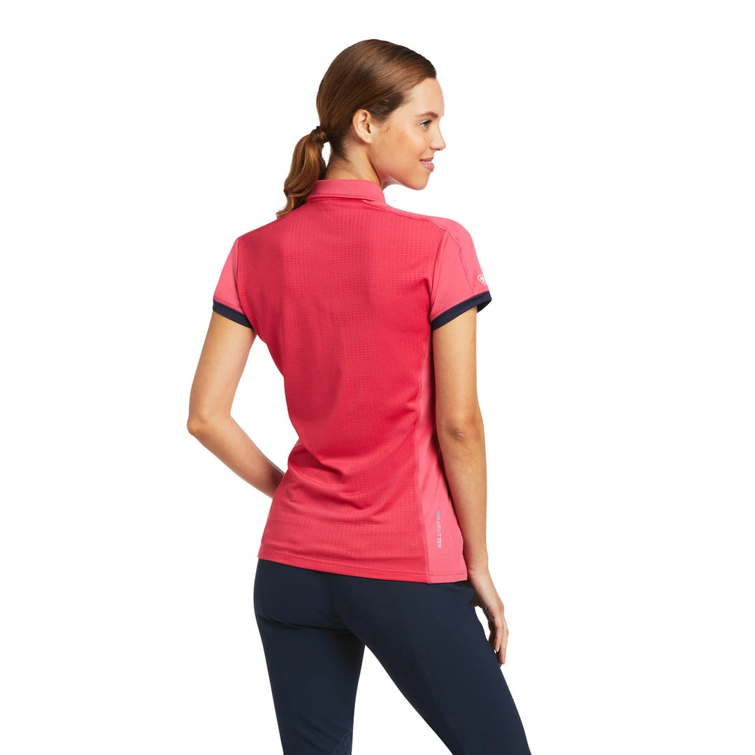 Hot Sale 🥰 Shirts & Tops Ariat Women's Bandera 1/4 Zip Short Sleeve Polo 🔔 Shirt ⭐ 4 Shirts & Tops Ariat Women's Bandera 1/4 Zip Short Sleeve Polo Shirt