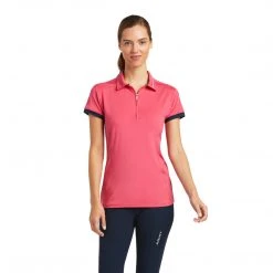 Shirts & Tops Ariat Women's Bandera 1/4 Zip Short Sleeve Polo Shirt