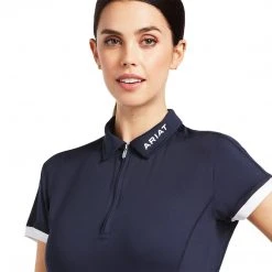 Hot Sale 🥰 Shirts & Tops Ariat Women's Bandera 1/4 Zip Short Sleeve Polo 🔔 Shirt ⭐ 22 Shirts & Tops Ariat Women's Bandera 1/4 Zip Short Sleeve Polo Shirt