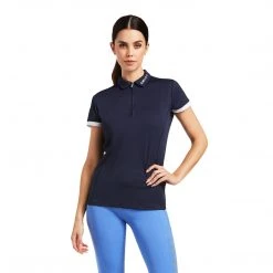 Hot Sale 🥰 Shirts & Tops Ariat Women's Bandera 1/4 Zip Short Sleeve Polo 🔔 Shirt ⭐ 20 Shirts & Tops Ariat Women's Bandera 1/4 Zip Short Sleeve Polo Shirt
