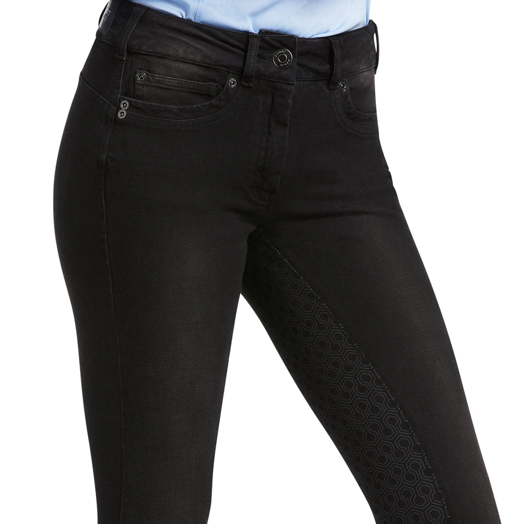 Best Sale 🥰 Ariat Women's Halo Denim Full Seat Breech 😉 9 Ariat Women's Halo Denim Full Seat Breech