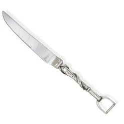 Arthur Court Stirrup Steak Knife Set Equestrian Decor