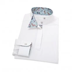 Essex Classics Girls "Danny & Ron's Rescue" Talent Yarn Wrap Collar Long Sleeve Show Shirt