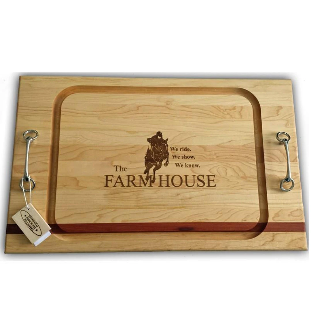 Hot Sale ✨ Soundview Millworks SVM Serving Board With Farm House Tack ✔️ 3 Soundview Millworks SVM Serving Board With Farm House Tack