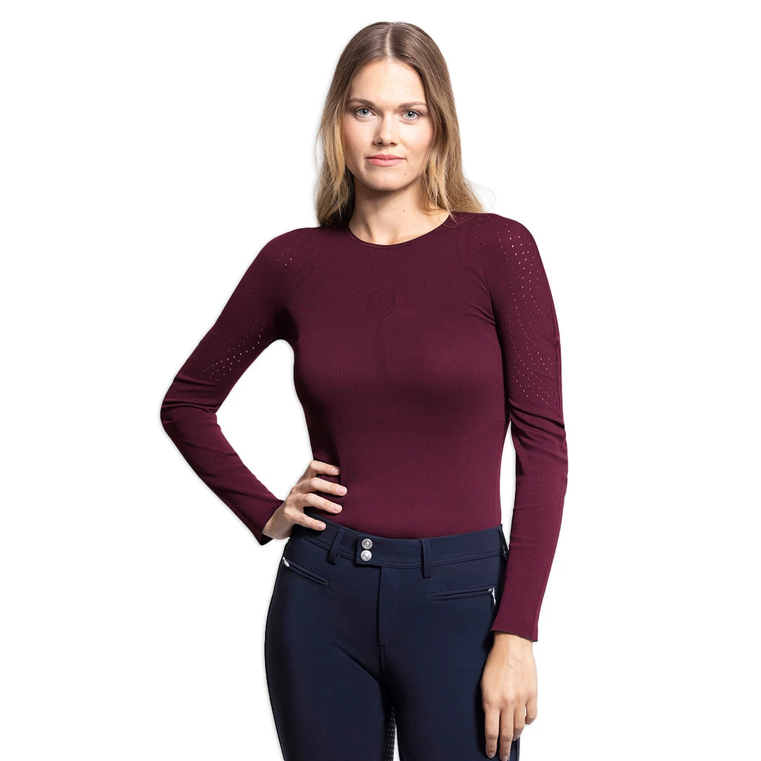 Budget 🎁 Samshield Women's Luana Seamless Long Sleeve Shirt Shirts & Tops 🤩 9 Samshield Women's Luana Seamless Long Sleeve Shirt Shirts & Tops