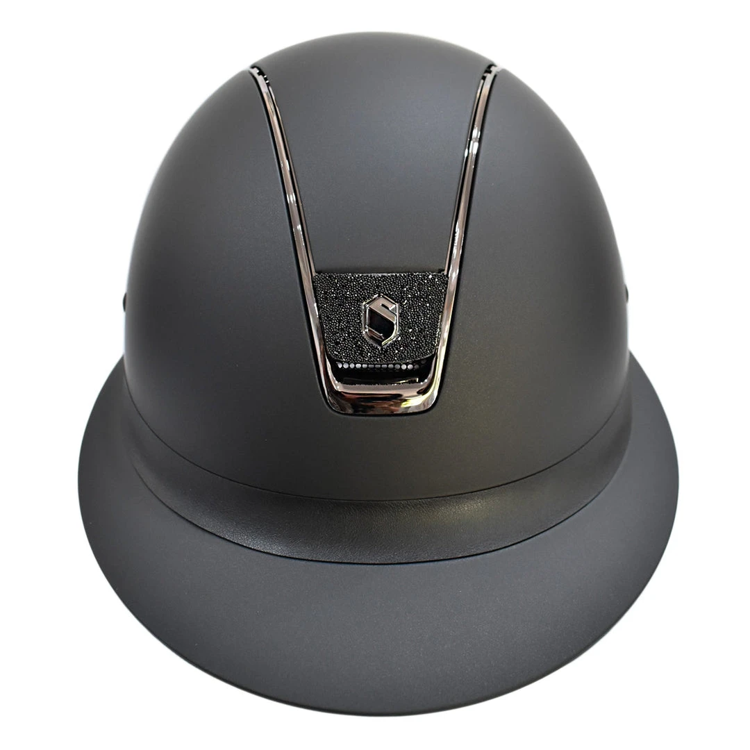 Buy ✨ Samshield Custom Miss Shield Matte Black Chrome Black Blazon Crystal Helmet ❤️ 7 Samshield Custom Miss Shield Matte Black Chrome Black Blazon Crystal Helmet