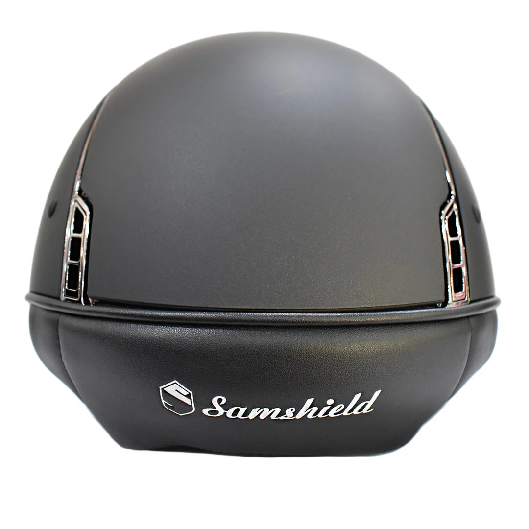 Buy ✨ Samshield Custom Miss Shield Matte Black Chrome Black Blazon Crystal Helmet ❤️ 13 Samshield Custom Miss Shield Matte Black Chrome Black Blazon Crystal Helmet