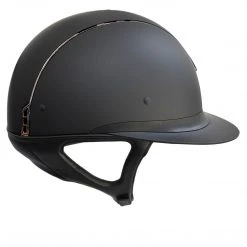 Samshield Custom Miss Shield Matte Black Chrome Black Blazon Crystal Helmet