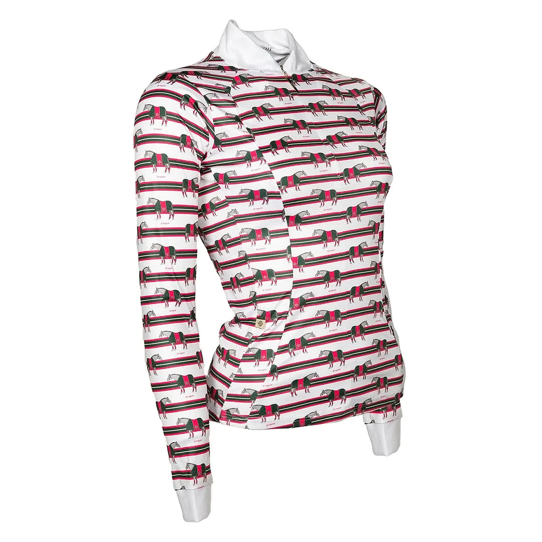 Budget ❤️ Somerset Equestrian Trading Espoir Ladies Lumiere Quarter Zip Sun Shirts 🧨 20 Somerset Equestrian Trading Espoir Ladies Lumiere Quarter Zip Sun Shirts