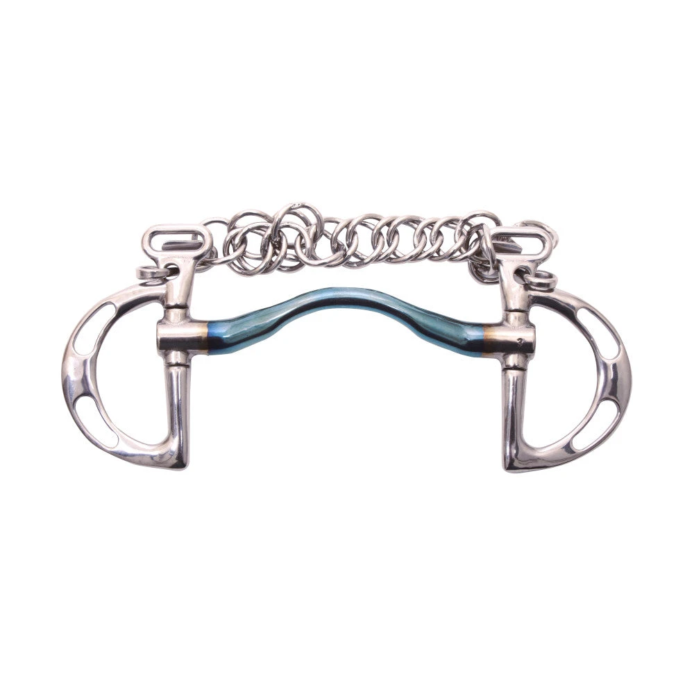 Best Pirce ✔️ Equine Industries Trust Sweet Iron Kimblehook Medium Port 😀 3 Equine Industries Trust Sweet Iron Kimblehook Medium Port