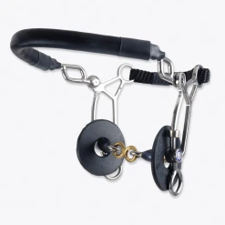 Equine Industries Trust Sweet Iron Hackamore Combination Short French Link