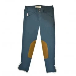 Tailored Sportsman Low Rise Front Zip Vintage Knee Patch Breeches