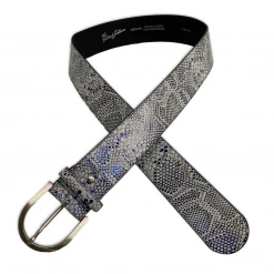 Tailored Sportsman Blue Python Leather Belt