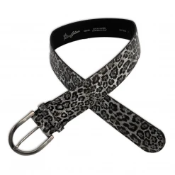 Tailored Sportsman Grey Leopard Belt Equestrian Accessories