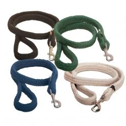 Tory Leather Braided Cotton Dog Leash