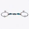 New 🥰 Equine Industries Trust Sweet Iron Loose Ring Gag Eliptical Horse Bits ❤️ 2 Equine Industries Trust Sweet Iron Loose Ring Gag Eliptical Horse Bits