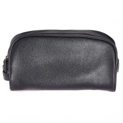 Barbour Leather Wash Bag