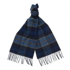 Barbour Merino Cashmere Tartan Scarf Equestrian Outerwear