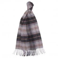 Barbour Merino Cashmere Tartan Scarf Equestrian Outerwear