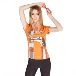 Casual Wear Vestrum Women's Bruges T-Shirt With Equestrian Print