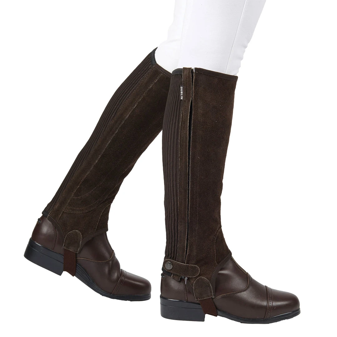 Wholesale 🎁 Weatherbeeta Dublin Suede Half Chaps II Riding Boots & Half Chaps 👍 4 Weatherbeeta Dublin Suede Half Chaps II Riding Boots & Half Chaps