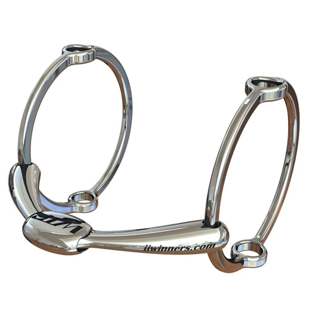 Cheap ✨ Jacks Mfg WTP Polo Gag Bit With Normal Plate Horse Bits ❤️ 3 Jacks Mfg WTP Polo Gag Bit With Normal Plate Horse Bits