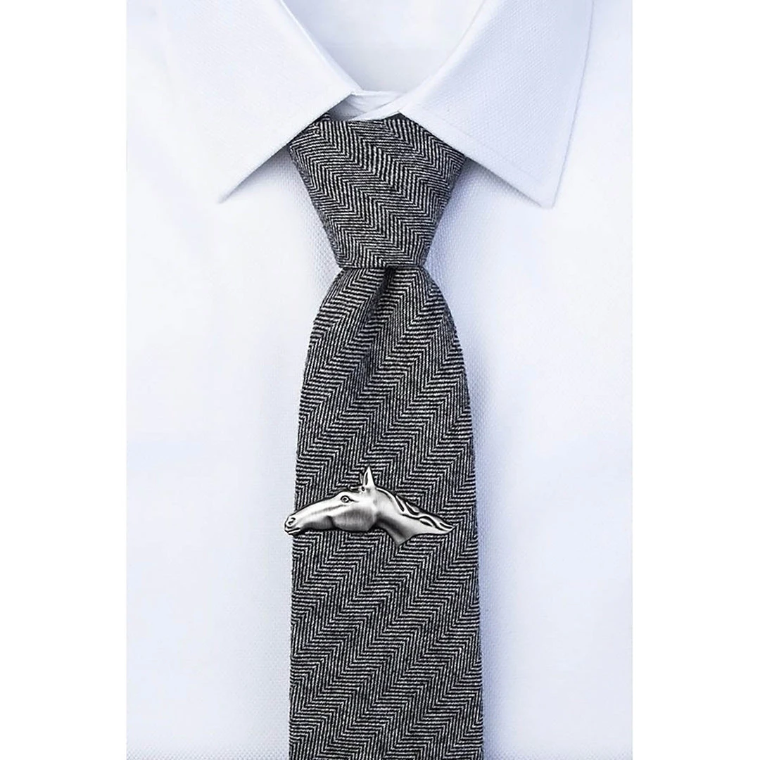 New 🎁 Equestrian Accessories Wild Attire Inc. Love Your Neigh-bor Antiquated Silver Metal Tie Bar 🤩 5 Equestrian Accessories Wild Attire Inc. Love Your Neigh-bor Antiquated Silver Metal Tie Bar