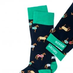Buy 👏 Wild Attire Inc. Horsin' Around Carded Cotton 🌟 Socks ✔️ 12 Wild Attire Inc. Horsin' Around Carded Cotton Socks
