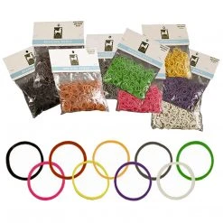 Jacks Mfg Grooming Braiding Bands - 500 Count