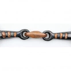 Shires Equestrian Products Horse Bits Shires Two Ring Sweet Iron Gag With Raised Ribs Bit