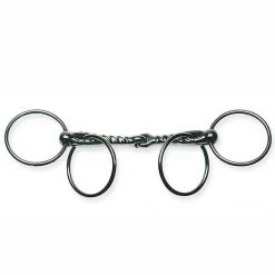 Partrade Horse Bits Metalab Scourier Loose Ring Snaffle