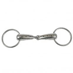 Jacks Mfg Horse Bits Hollow Mouth Loose Ring Snaffle Bit