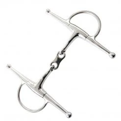 Weatherbeeta Horse Bits JP Korsteel Stainless Steel French Link Full Cheek Eggbutt Snaffle Bit