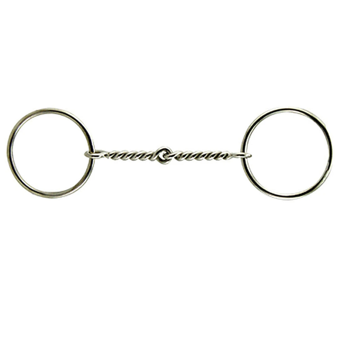 Best deal โ๏ธ Intrepid Horse Bits Coronet Single Twisted Wire Loose Ring Snaffle Bit ๐งจ 3 Intrepid Horse Bits Coronet Single Twisted Wire Loose Ring Snaffle Bit