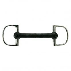 Intrepid Coronet Rubber Mullen Mouth Dee Ring Bit Horse Bits