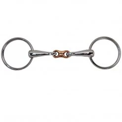 Toklat Originals Toklat Loose Ring With 16mm Copper French Link Bit Horse Bits