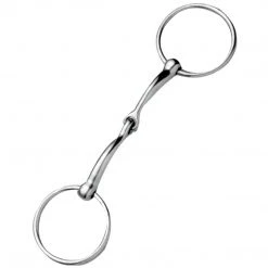 Weatherbeeta JP Korsteel Stainless Steel Jointed Loose Ring Snaffle Bit Horse Bits