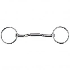Toklat Originals Toklat Myler Bridoon With Stainless Steel Forward Tilted Port Snaffle MB 36 Horse Bits