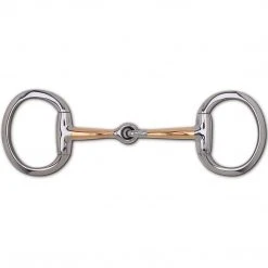 Toklat Originals Horse Bits Toklat Copper Eggbutt Snaffle Bit