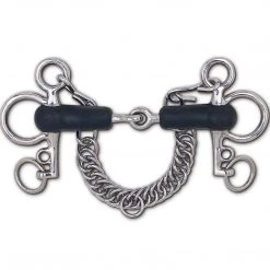 Toklat Originals Horse Bits Toklat Soft Rubber Snaffle Tom Thumb Pelham - 3 3/4" Cheek