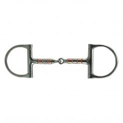 Intrepid Horse Bits Coronet Copper And Steel Roller Dee Snaffle Bit