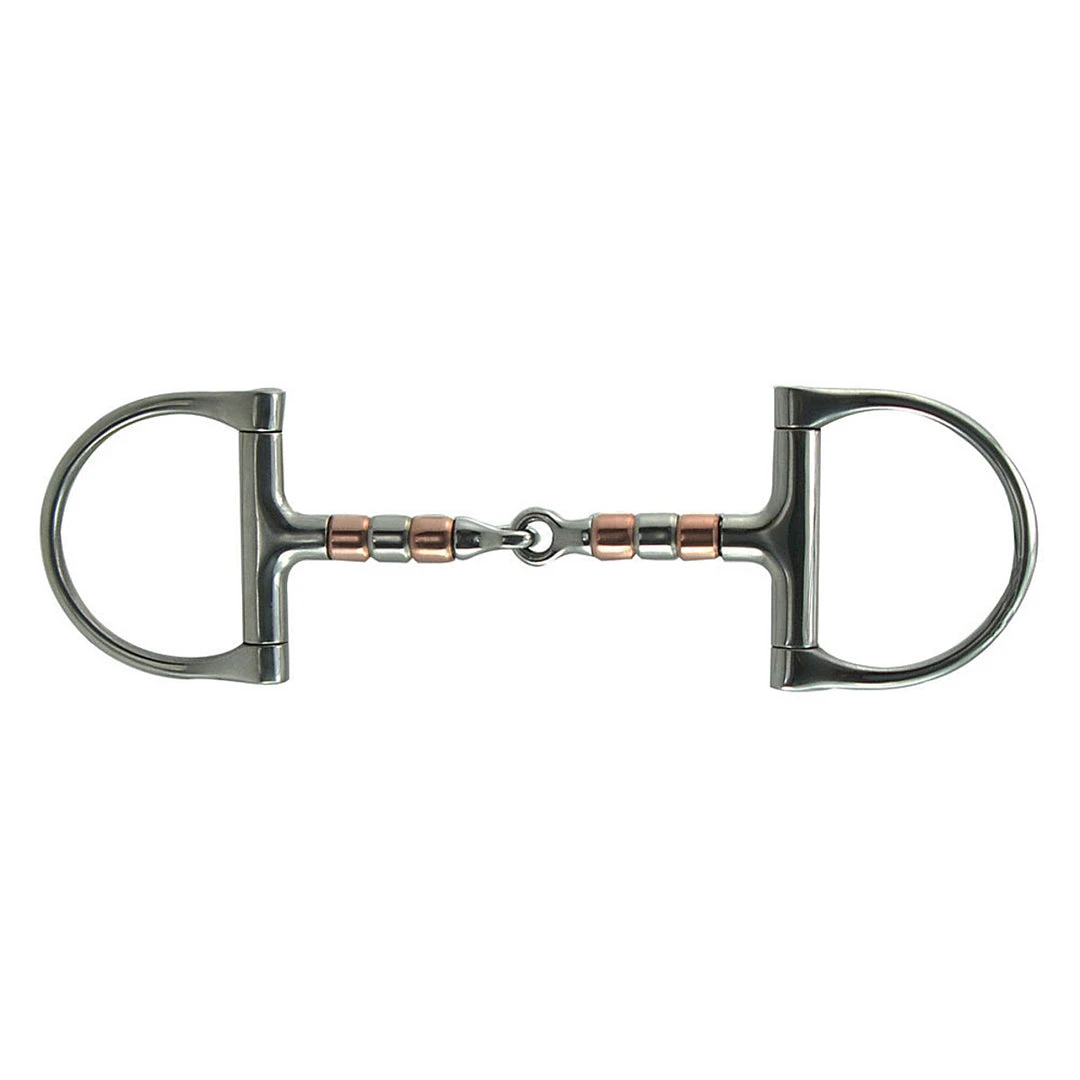 New 🤩 Intrepid Horse Bits Coronet Copper And Steel Roller Dee Snaffle Bit 👍 3 Intrepid Horse Bits Coronet Copper And Steel Roller Dee Snaffle Bit