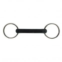 Intrepid Horse Bits Coronet Flexible Rubber Mouth Loose Ring Bit