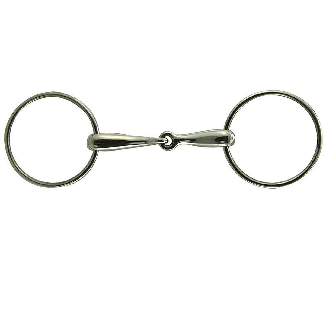 Flash Sale 🥰 Intrepid Coronet Racing Hollow Mouth Snaffle Bit Horse Bits 😀 3 Intrepid Coronet Racing Hollow Mouth Snaffle Bit Horse Bits