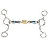 Budget 🌟 Shires Equestrian Products Shires Blue Sweet Iron Tom Thumb With Roller Link Bit Horse Bits ✨ 2 Shires Equestrian Products Shires Blue Sweet Iron Tom Thumb With Roller Link Bit Horse Bits