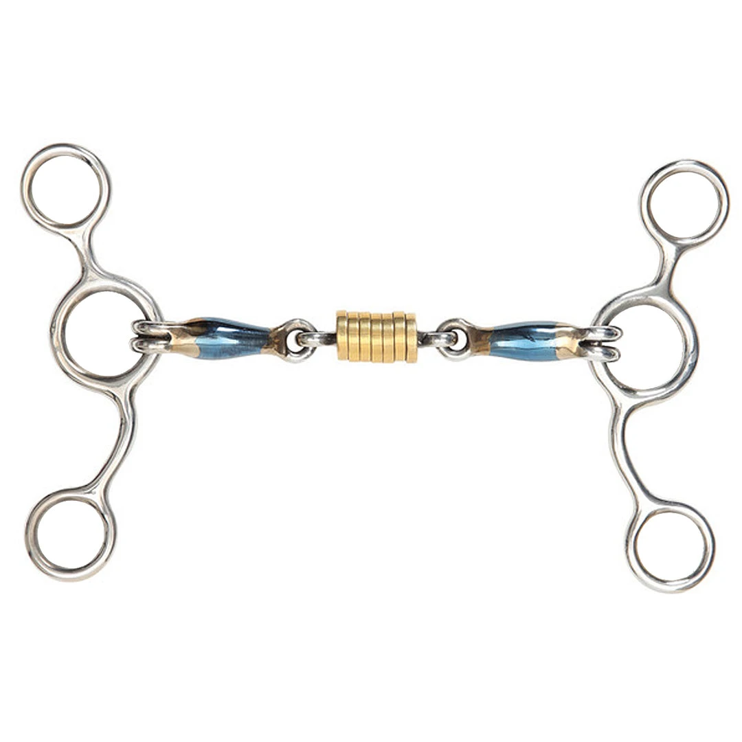 Budget 🌟 Shires Equestrian Products Shires Blue Sweet Iron Tom Thumb With Roller Link Bit Horse Bits ✨ 3 Shires Equestrian Products Shires Blue Sweet Iron Tom Thumb With Roller Link Bit Horse Bits