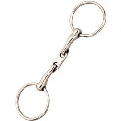 Weatherbeeta Horse Bits Korsteel Stainless Steel French Link Loose Ring Snaffle Bit