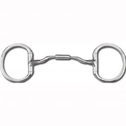 Toklat Originals Horse Bits Toklat Myler Eggbutt Without Hooks With Stainless Steel Low Port Comfort Snaffle MB 04