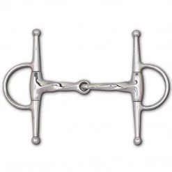 Toklat Originals Toklat Stainless Steel Slow Twist Snaffle Full Cheek - 6 1/2" Cheek